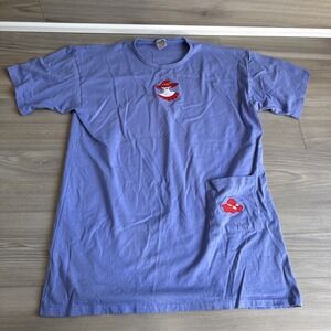 Vintage Red Hat Society Women's Purple‎ Dress Nightgown OSFA Made In USA Cal Cru